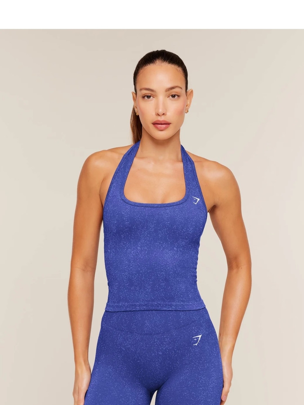 Gymshark High-Waist Seamless Bike Shorts in Royal Blue